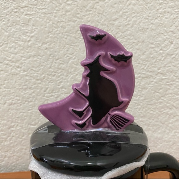 RAE DUNN Hocus Pocus Witch Topper Black Ceramic Halloween Mug - Picture 9 of 11